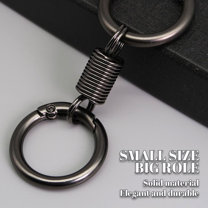 (š„2024Last Day Promotion - 49% off)Nordic Retro Spring Double Ring Keychain