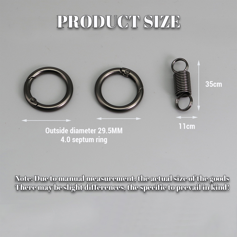 (š„2024Last Day Promotion - 49% off)Nordic Retro Spring Double Ring Keychain